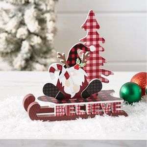 3 Piece Layered Holiday Gnome